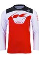 KENNY Kolesarski dres z dolgimi rokavi poletni - ELITE KID 24 - rdeča