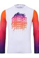 KENNY Kolesarski dres z dolgimi rokavi poletni - PROLIGHT KID 25 - bela/rožnata