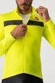 CASTELLI Kolesarski dres z dolgimi rokavi zimski - PURO 3 - rumena