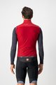 CASTELLI Kolesarski brezrokavnik - PERFETTO VEST - rdeča