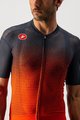 CASTELLI Kolesarski dres s kratkimi rokavi - INSIDER - oranžna/rdeča