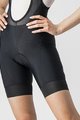 CASTELLI Kolesarske kratke hlače z naramnicami - PRIMA - črna/rožnata