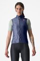 CASTELLI Kolesarski brezrokavnik - ARIA W - modra