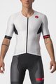 CASTELLI Kolesarski dres s kratkimi rokavi - FREE SPEED 2 RACE - črna/bela