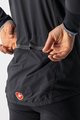 CASTELLI Kolesarski vodo odporen dežni plašč - GAVIA - črna