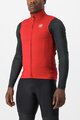 CASTELLI Kolesarski brezrokavnik - PRO THERMAL MID - rdeča