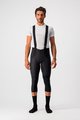 CASTELLI Kolesarske 3/4 hlače z naramnicami - SORPASSO ROS - črna