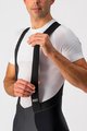CASTELLI Kolesarske dolge hlače z naramnicami - SORPASSO ROS WIND - črna