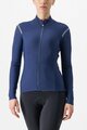 CASTELLI Kolesarski dres z dolgimi rokavi zimski - TUTTO NANO RoS W - modra