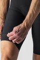 CASTELLI Kolesarske kratke hlače z naramnicami - PREMIO BLACK - črna/bela