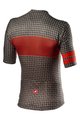 CASTELLI Kolesarski dres s kratkimi rokavi - MAISON - rjava/oranžna