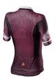 CASTELLI Kolesarski dres s kratkimi rokavi - PRIMAVERA - bordo