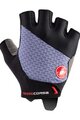 CASTELLI Kolesarske rokavice s kratkimi prsti - ROSSO CORSA 2 W - vijolična