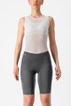 CASTELLI Kolesarske kratke hlače brez naramnic - PREMIO BLACK - siva