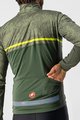 CASTELLI Kolesarska  podaljšana jakna - FINESTRE - zelena/rumena