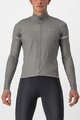 CASTELLI Kolesarski dres z dolgimi rokavi zimski - FONDO - siva
