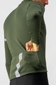 CASTELLI Kolesarski dres z dolgimi rokavi zimski - FONDO - zelena