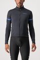 CASTELLI Kolesarski dres z dolgimi rokavi zimski - FONDO - črna