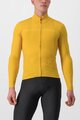 CASTELLI Kolesarski dres z dolgimi rokavi zimski - PRO THERMAL LS - rumena
