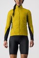 CASTELLI Kolesarska  vetru odporna jakna - UNLIMITED W PUFFY - rumena/siva