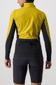 CASTELLI Kolesarska  vetru odporna jakna - UNLIMITED W PUFFY - rumena/siva