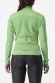 CASTELLI Kolesarski dres z dolgimi rokavi zimski - SFIDA 2 W - svetlo zelena