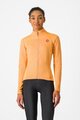 CASTELLI Kolesarski dres z dolgimi rokavi zimski - SFIDA 2 W - oranžna