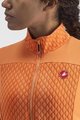 CASTELLI Kolesarski dres z dolgimi rokavi zimski - SFIDA 2 W - oranžna