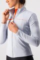 CASTELLI Kolesarski dres z dolgimi rokavi zimski - SINERGIA 2 - srebrna
