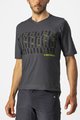 CASTELLI Kolesarski dres s kratkimi rokavi - TRAIL TECH - siva