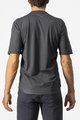 CASTELLI Kolesarski dres s kratkimi rokavi - TRAIL TECH - siva