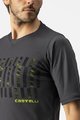 CASTELLI Kolesarski dres s kratkimi rokavi - TRAIL TECH - siva