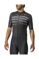 CASTELLI Kolesarski dres s kratkimi rokavi - ENDURANCE PRO - črna/siva