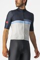 CASTELLI Kolesarski dres s kratkimi rokavi - A BLOCCO - modra/bela