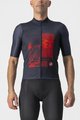 CASTELLI Kolesarski dres s kratkimi rokavi - 13 SCREEN - modra