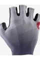 CASTELLI Kolesarske rokavice s kratkimi prsti - COMPETIZIONE 2 - siva