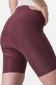 CASTELLI Kolesarske kratke hlače brez naramnic - FREE AERO RC W SHORT - bordo