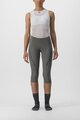 CASTELLI Kolesarske 3/4 hlače brez naramnic - VELOCISSIMA 3 - siva