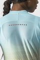 CASTELLI Kolesarski dres s kratkimi rokavi - CLIMBER'S 2.0 W - svetlo modra/oranžna