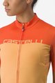 CASTELLI Kolesarski dres s kratkimi rokavi - VELOCISSIMA - oranžna