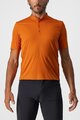 CASTELLI Kolesarska  majica s kratkimi rokavi - TECH 2 POLO - oranžna
