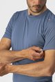 CASTELLI Kolesarska  majica s kratkimi rokavi - TECH 2 TEE - modra