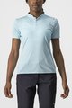 CASTELLI Kolesarska  majica s kratkimi rokavi - TECH 2 POLO - svetlo modra