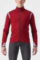 CASTELLI Kolesarska  podaljšana jakna - ALPHA ULTIMATE INSULATED - rdeča