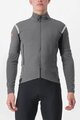 CASTELLI Kolesarska  podaljšana jakna - PERFETTO RoS 2 CONVERTIBLE - siva