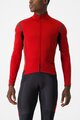 CASTELLI Kolesarska  podaljšana jakna - PERFETTO ROS 2 CONVERTIBLE - rdeča