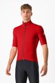 CASTELLI Kolesarski dres s kratkimi rokavi - PERFETTO ROS 2 WIND - rdeča