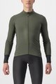 CASTELLI Kolesarski dres z dolgimi rokavi zimski - FLIGHT LS AIR - svetlo zelena