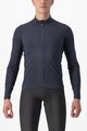 CASTELLI Kolesarski dres z dolgimi rokavi zimski - FLIGHT LS AIR - modra