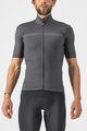 CASTELLI Kolesarski dres s kratkimi rokavi - PRO THERMAL MID - siva